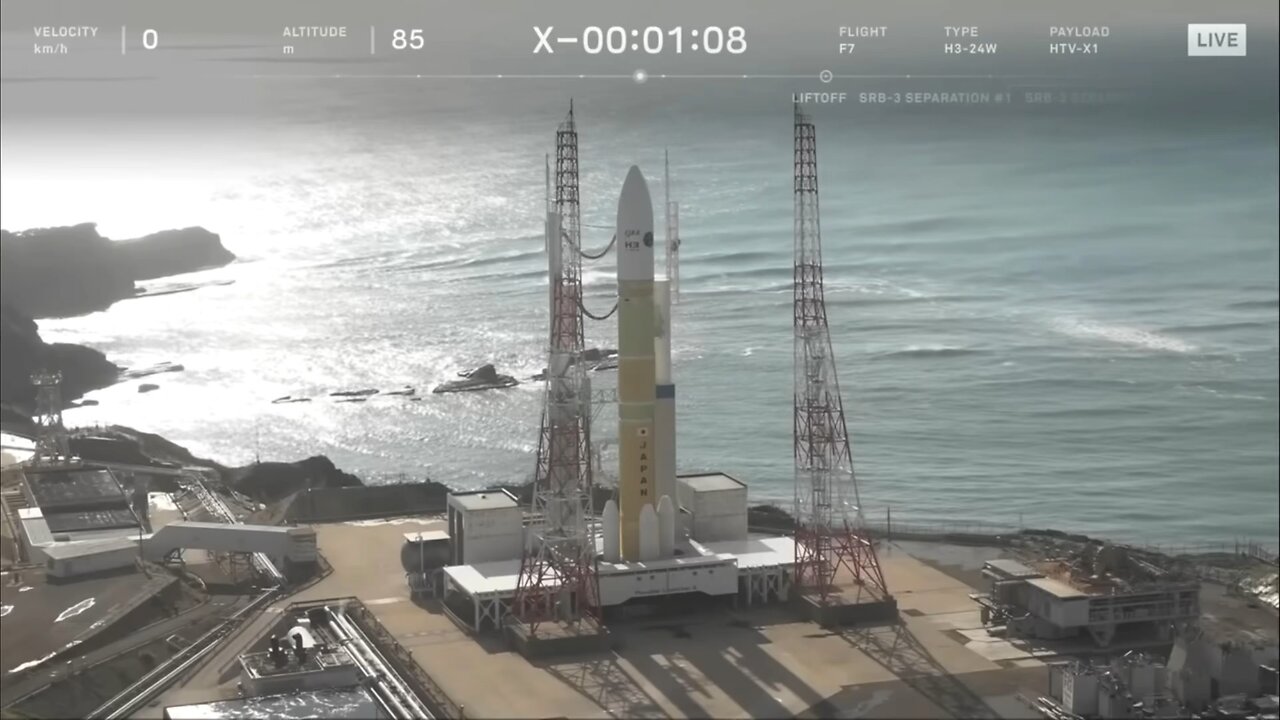 MITSUBISHI HEAVY INDUSTRIES LAUNCHED THE FIRST FLIGHT OF (HTV-X 1) VEHICLE.