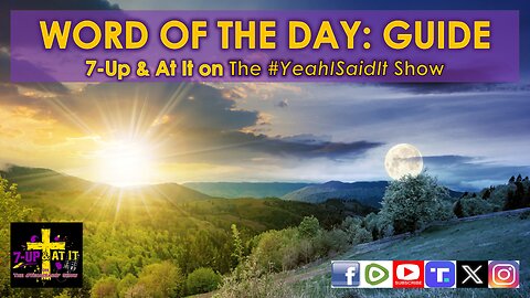WORD OF THE DAY: GENESIS 1:16 - GUIDE