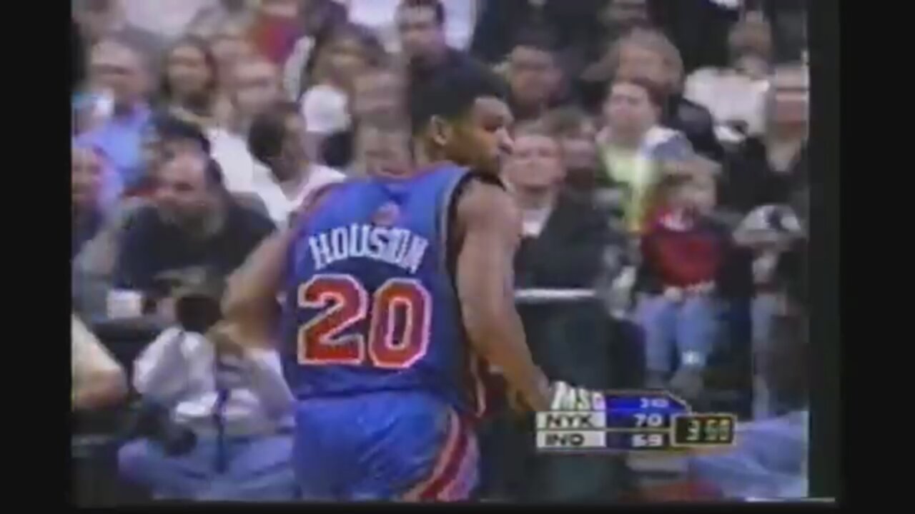 Allan Houston 17 Points @ Pacers, 2001-02.