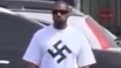 Judah🦁 - #YE #Kanye 2.0 #trolls Jewish people wearing a #swastika #shirt in #LA This is how #Black people feel when Jewish label owners push drill and gangsta #music on our people