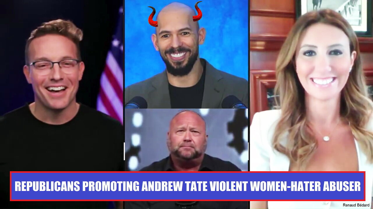 REPUBLICANS PROMOTING ANDREW TATE VIOLENT WOMEN-HATER ABUSER