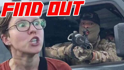 Libs Freak Out as ICE Points Weapons at People Threatening Them