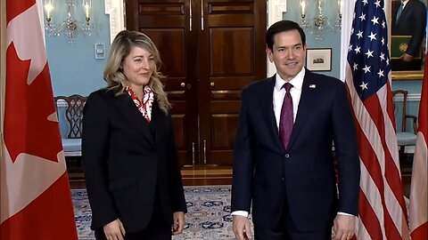 Secretary of State Marco A. Rubio MEETS Canadian Foreign Minister Mélanie Joly!.