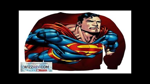 Action Comics Superman On The Way Design Print Sweatshirt Review