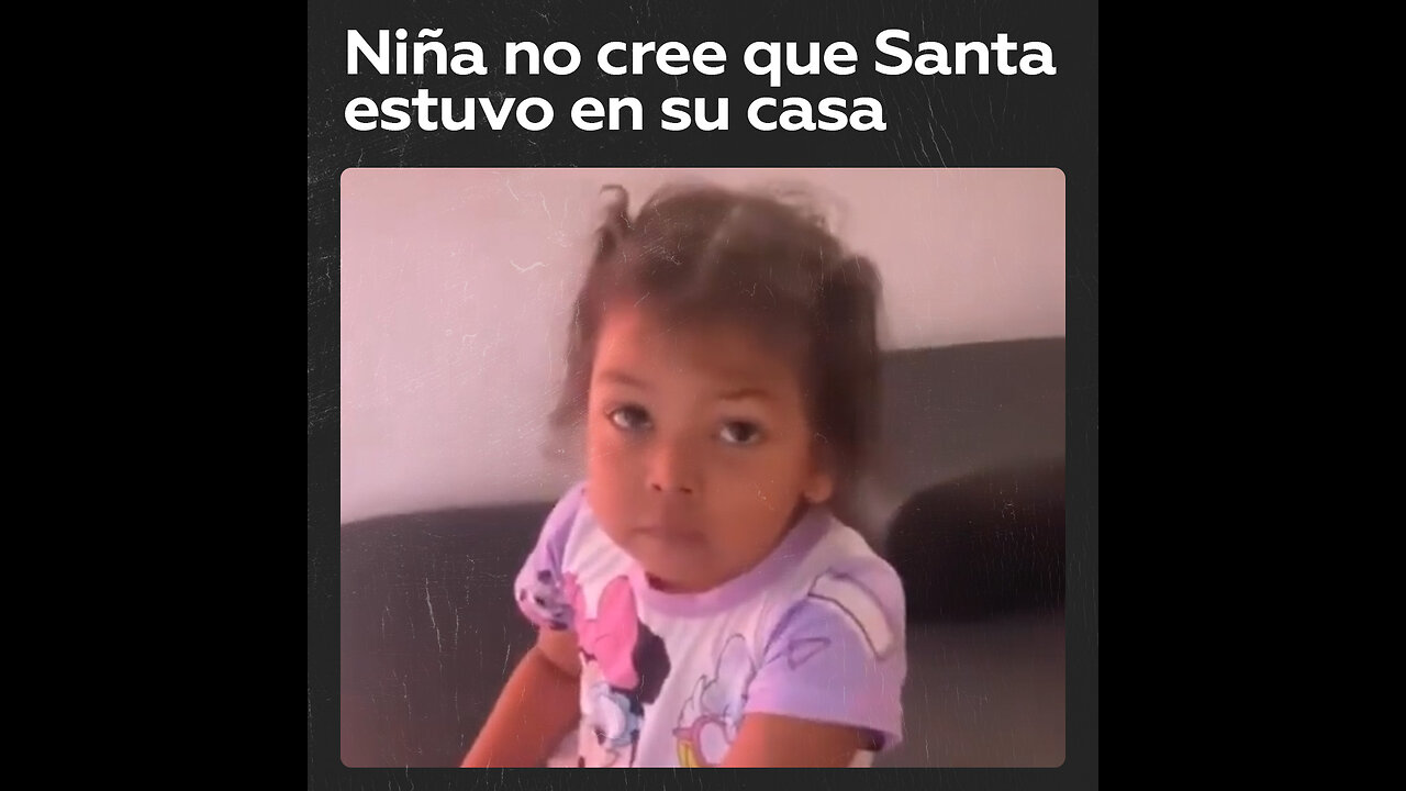 🎄Una niña no cree que Santa estuvo en su casa