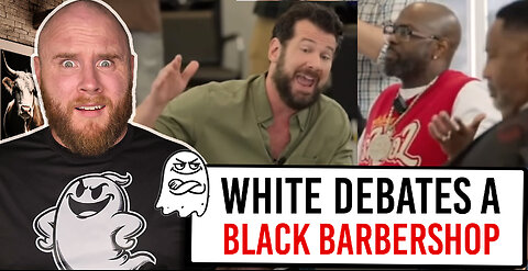A Republican White Guy Takes on a Black Barbershop!? @StevenCrowder @thelillyshowofficial ​