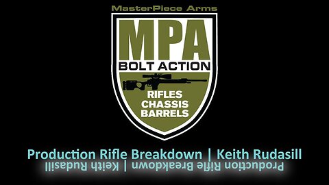 Production Rifle Breakdown | MPA Team Shooter Keith Rudasill