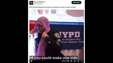 NYC Police Instructing Residents On Properly Wearing Their Hijab