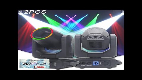 2PCS/lot 200W LED Beam 18 Prism With RGB SMD Ring Dj Disco Review