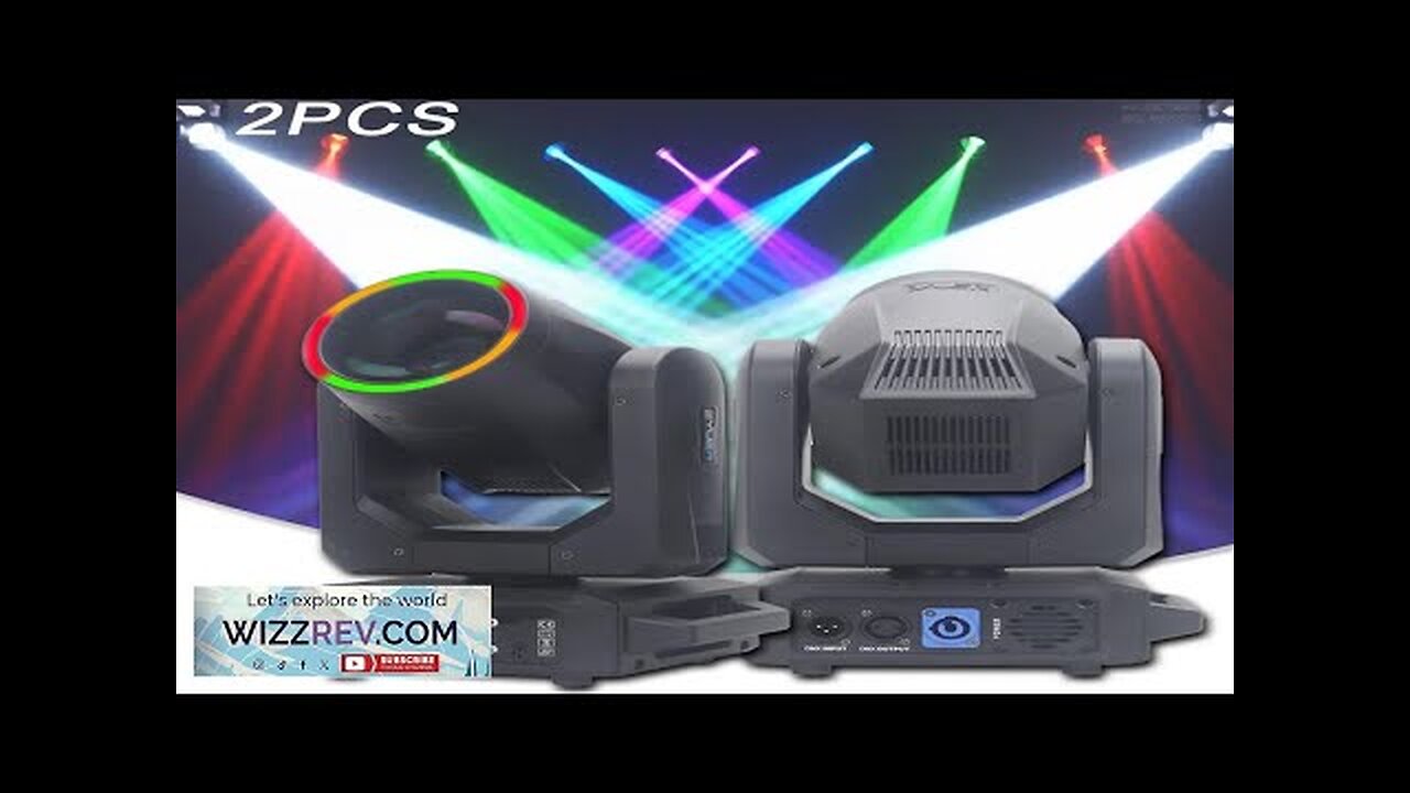 2PCS/lot 200W LED Beam 18 Prism With RGB SMD Ring Dj Disco Review