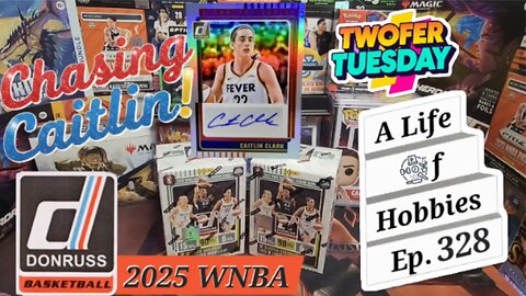 Twofer Tuesday with 2 Blasters of 2025 Donruss WNBA, Chasing Caitlin Clark's Autograph e328