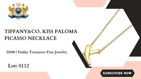 TIFFANY & CO. KISS PALOMA PICASSO NECKLACE