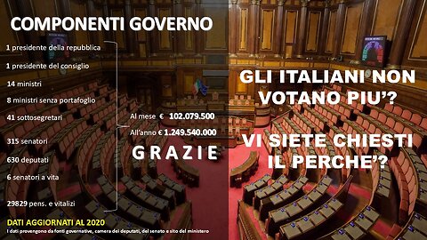 MENTRE GLI ITALIANI VIVONO DI STENTI, C’E’ CHI VIVE SUGLI STENTI DEGLI ITALIANI