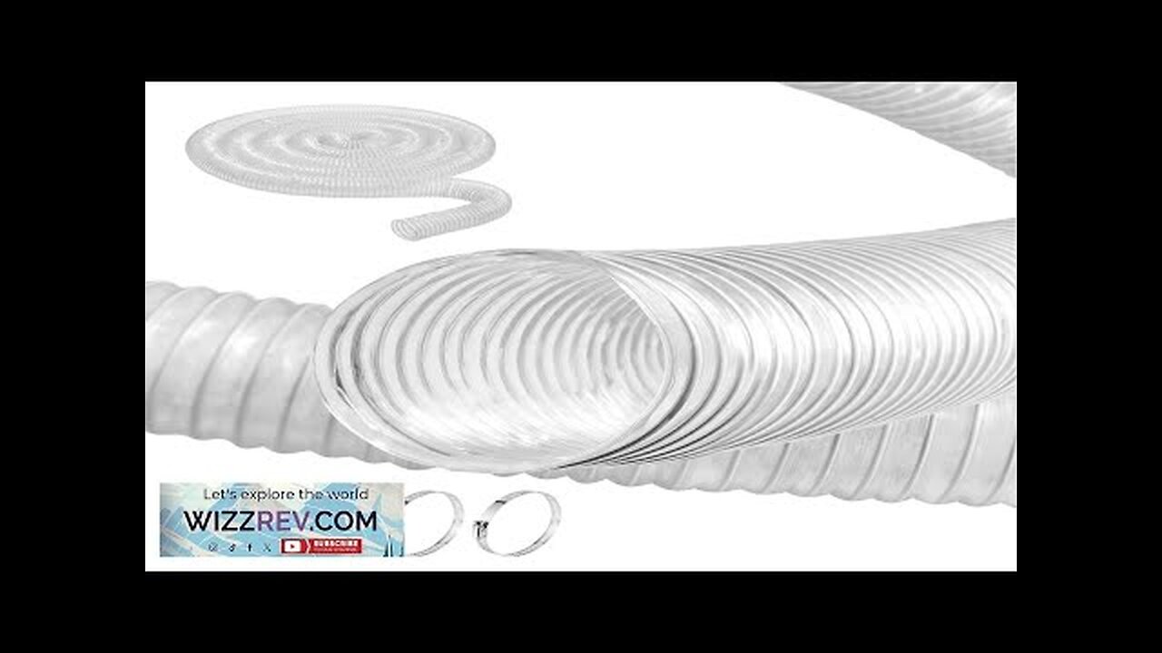 VEVOR 2.5'' x 20' Dust Collection Hose Thickened PVC Flexible Clear Hose Review