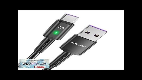 USLION 7A USB-A to USB-C Cable Fast Charging Data Transmission Copper Core Review