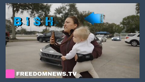 💥Anti-ICE protestor uses "not her baby" as a SHIELD