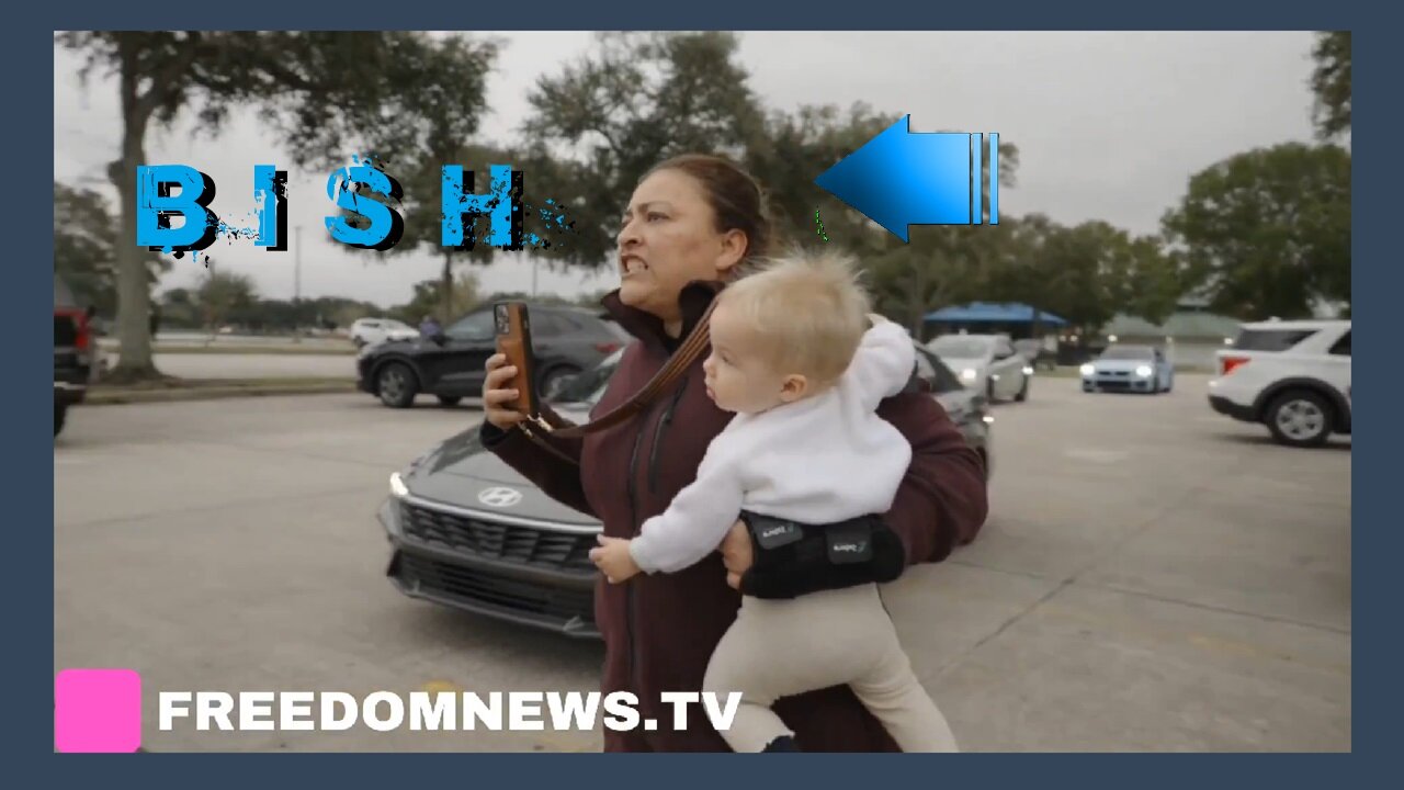 💥Anti-ICE protestor uses "not her baby" as a SHIELD