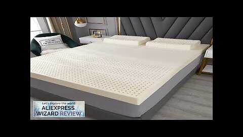 Thailand Natural 100% Latex Mattress Wholesale Student home hotel luxury top Tatami Review