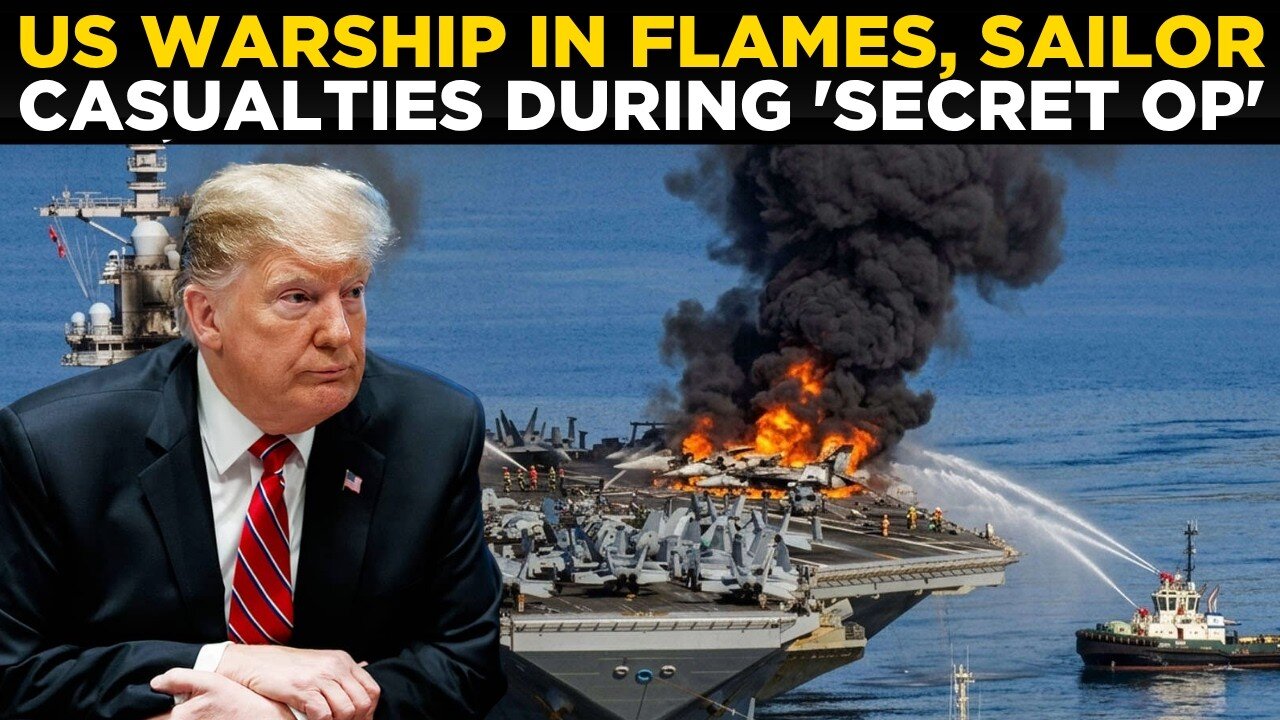 US News LIVE | America’s MOST EXPENSIVE Warship On Fire, Sailors Hurt During Major Military Op