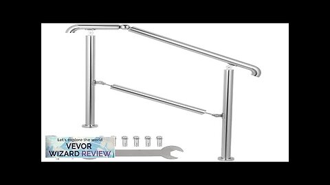 VEVOR Stainless Steel Transitional Handrail fit for Level Surface and 2 Review