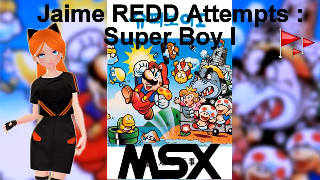 Jaime Redd Attempts : Super Boy 1 (Super Mario Clone) ~ MSX