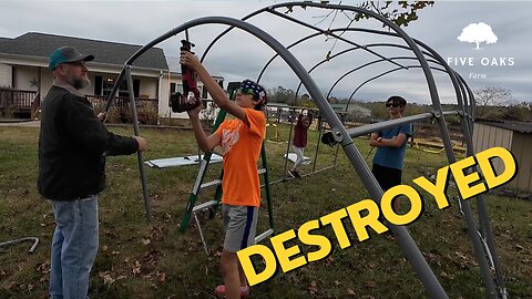 Forced to Destroy our Greenhouse