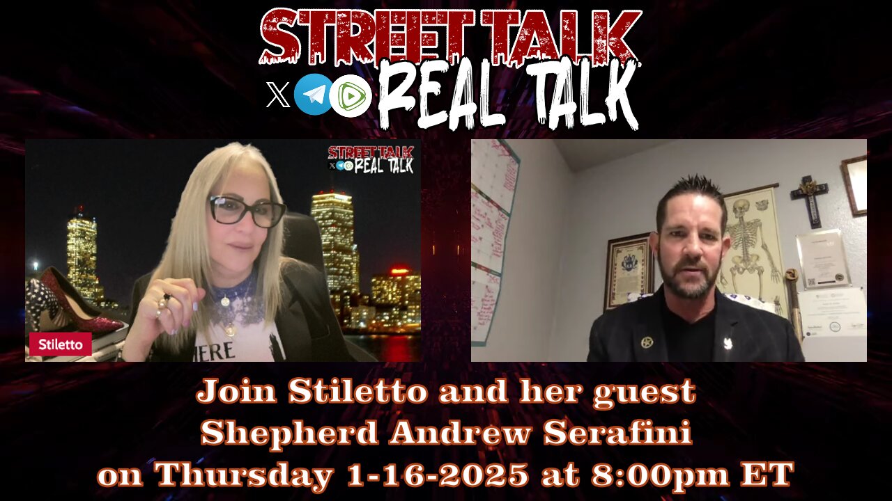 Rebroadcast of Street Talk with Stiletto from 1-16-2025