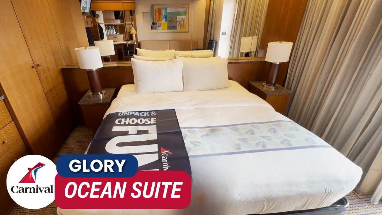 Carnival Glory Ocean Suite 7322 | Luxury & Ocean Views That Inspire