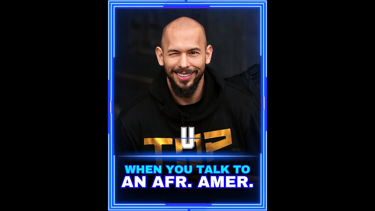 WHEN YOU TALK TO AN AFRICAN AMERICAN