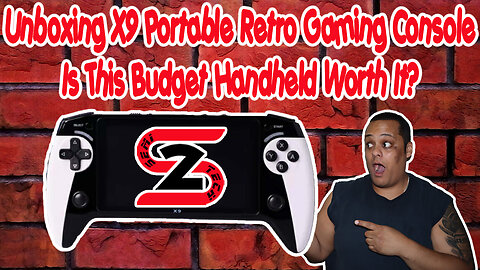 Unboxing X9 Portable Retro Gaming Console 🎮 | Is This Budget Handheld Worth It?