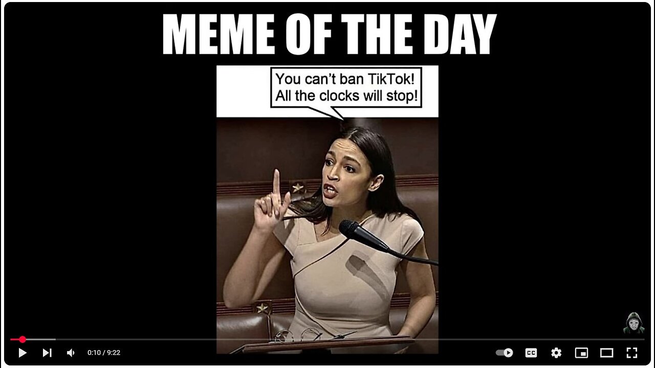 AOC is still working on her garbage disposal