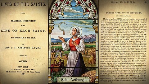 St Notburga {September 25} 📖🎧