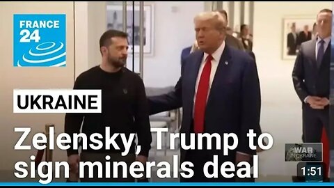 Zelensky, Trump has to sign minerals deal at white house