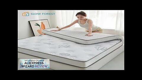 New Class A Knitted Embroidery Latex Mattress with Memory Foam and High Review