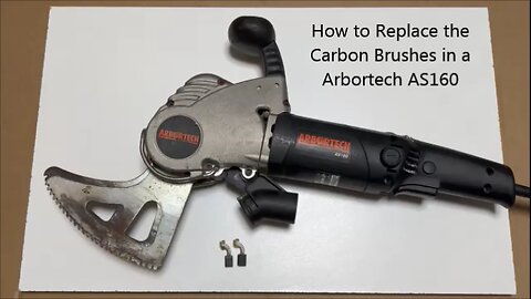 How to Replace the Carbon Brushes in a Arbortech AS160