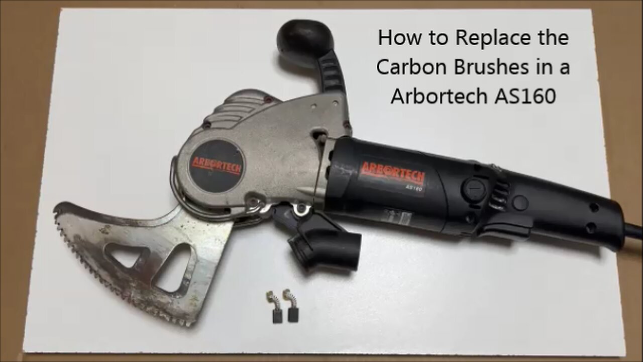 How to Replace the Carbon Brushes in a Arbortech AS160