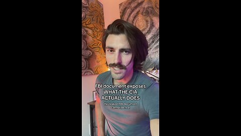 Ian Carroll ~ FBI document exposes WHAT THE CIA ACTUALLY DOES