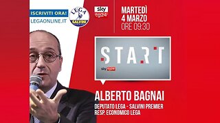 🔴 Interventi dell'On. Alberto Bagnai ospite a "Start" su SkyTg24 (04.03.2025)