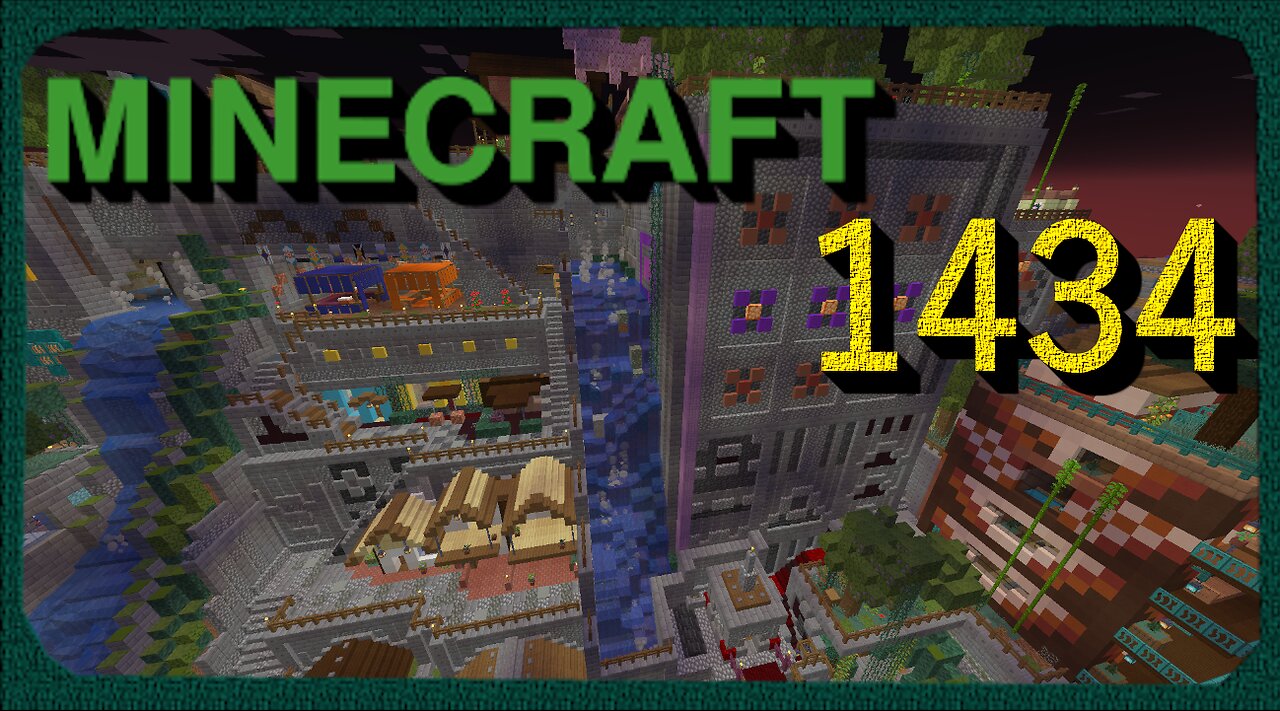 Lets Play Minecraft Episode – 1434 Adding another Waterfall