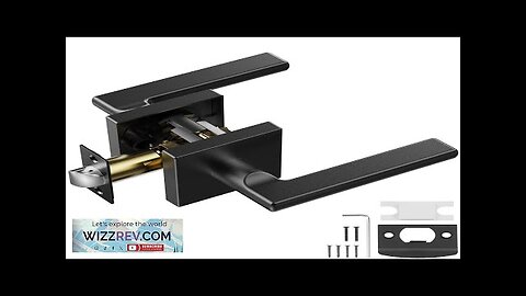 VEVOR Passage Door Handle 1 Pack Matte Black Door Lever Left or Review