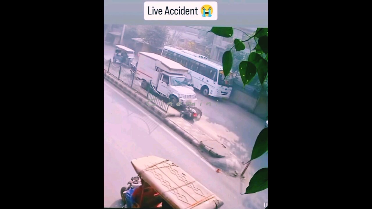 live indiana road accident in bike