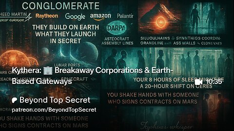 Kythera: 🏢 Breakaway Corporations & Earth-Based Gateways