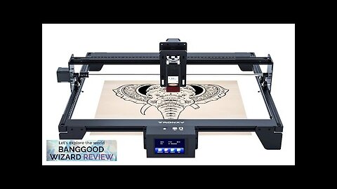 EU/US Direct TRONXY® Marker 40 5.5W DIY Laser Engraver CNC Laser Engraving Cutting Review