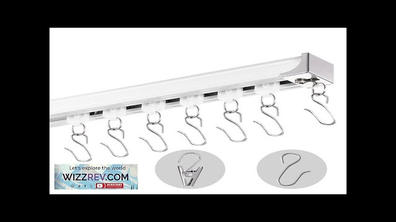 VEVOR Ceiling Curtain Track Set 8.9 FT/2.7 Meter Room Divider with Hooks Review