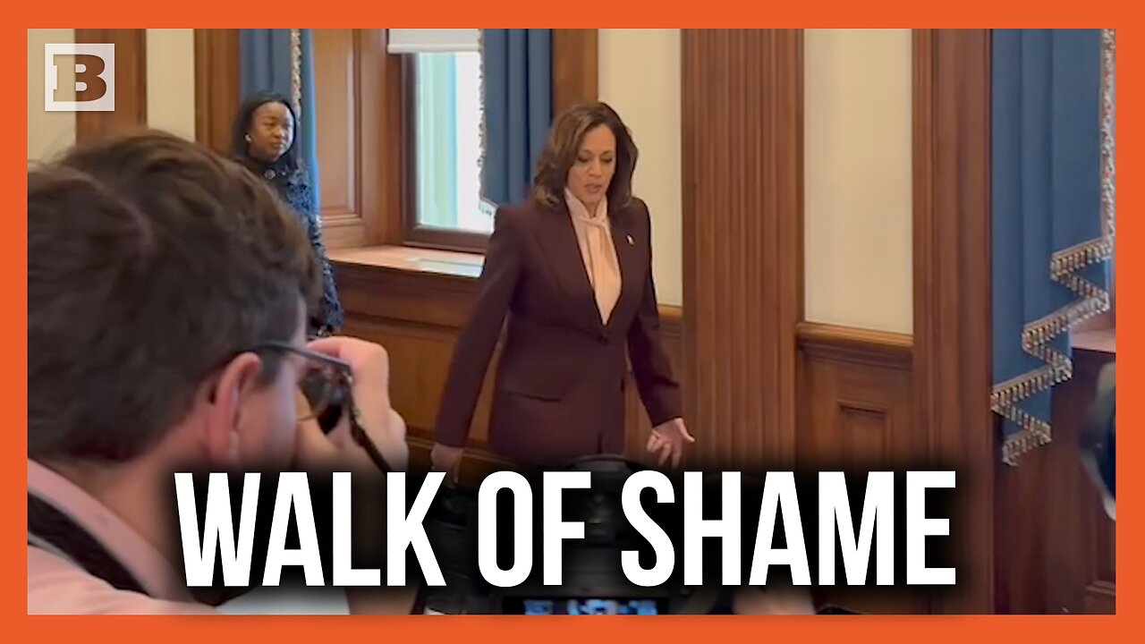 Walk of Shame: Kamala Harris Makes Statement to the Press and Bails After Certifying Trump’s Win