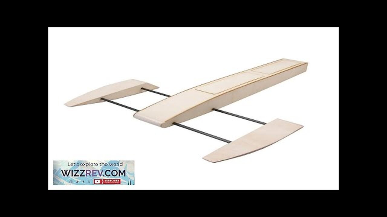 B061 B068 DIY RC Speed Boat Kit Wooden Sponson Outrigger Shrimp Model Review