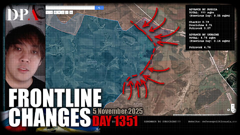 [ Ukraine Frontline Changes ] RUSSIA PLANT FLAG AT VOVCHANSK!!! Ukr takes more of Pokrovsk N Flank
