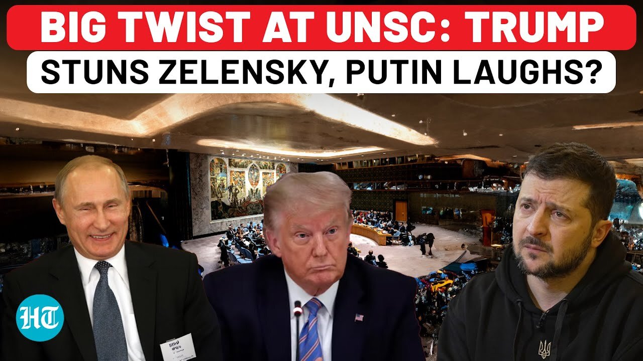 Huge Drama At UNSC: USA Shocks Ukraine, Europe With Pro-Russia Move On War Anniversary| Trump| Putin