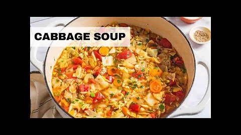 Mediterranean Cabbage Soup | Detox Cabbage Soup Recipe (Mediterranean Diet)