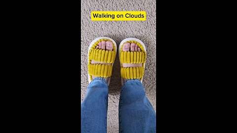 Walking on Clouds Comfy Fuzzy Slippers